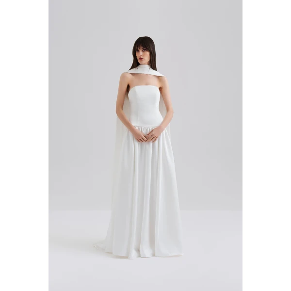 By Malina Audrey Gown in Ivory | Wedding Dresses | Coveti