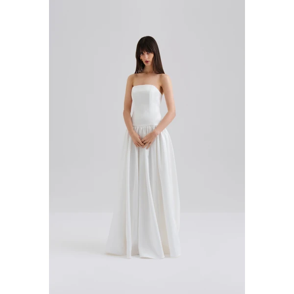 By Malina Audrey Gown in Ivory | Wedding Dresses | Coveti