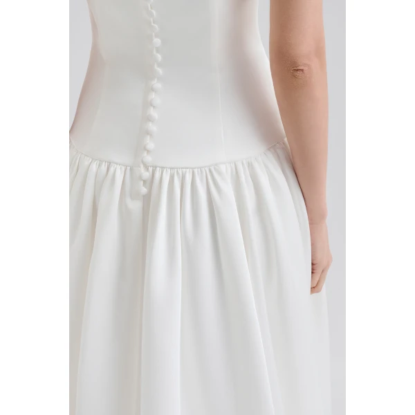 By Malina Audrey Gown in Ivory | Wedding Dresses | Coveti