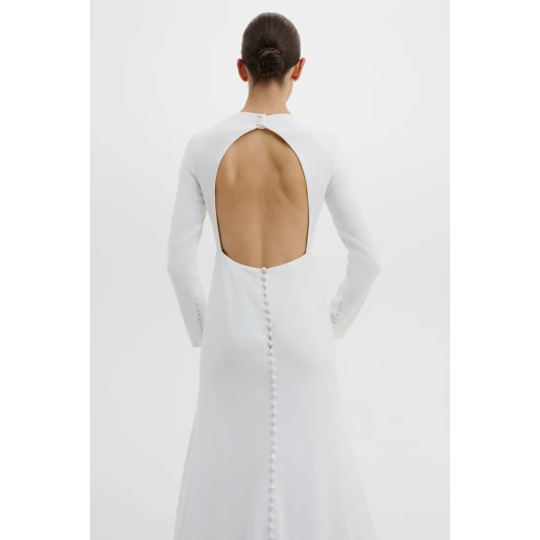 By Malina Aurora Gown in Ivory | Wedding Dresses | Coveti