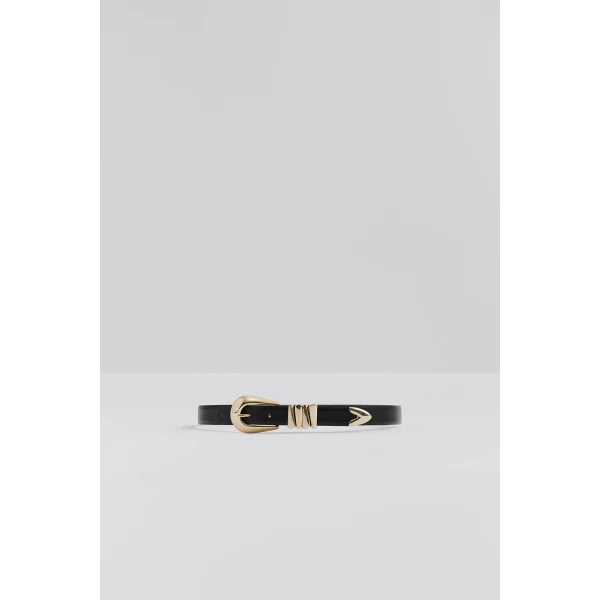 By Malina Azelia Belt in Black | Belts | Coveti