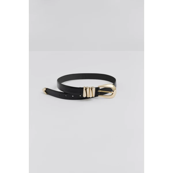 By Malina Azelia Belt in Black | Belts | Coveti