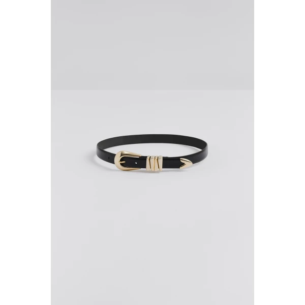 By Malina Azelia Belt in Black | Belts | Coveti