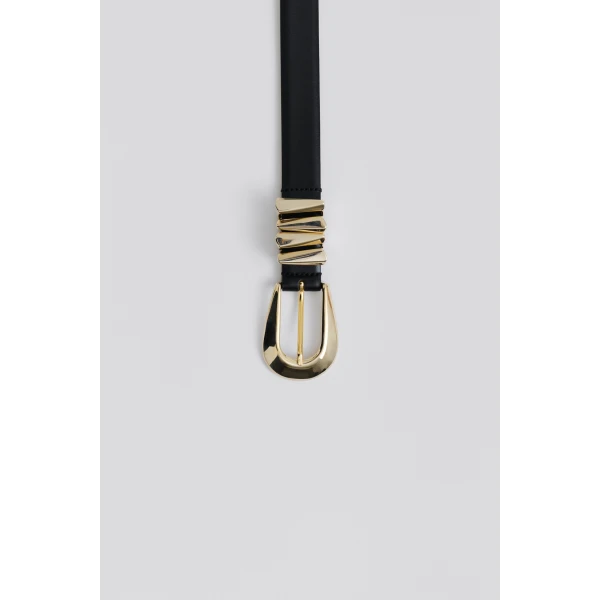 By Malina Azelia Belt in Black | Belts | Coveti