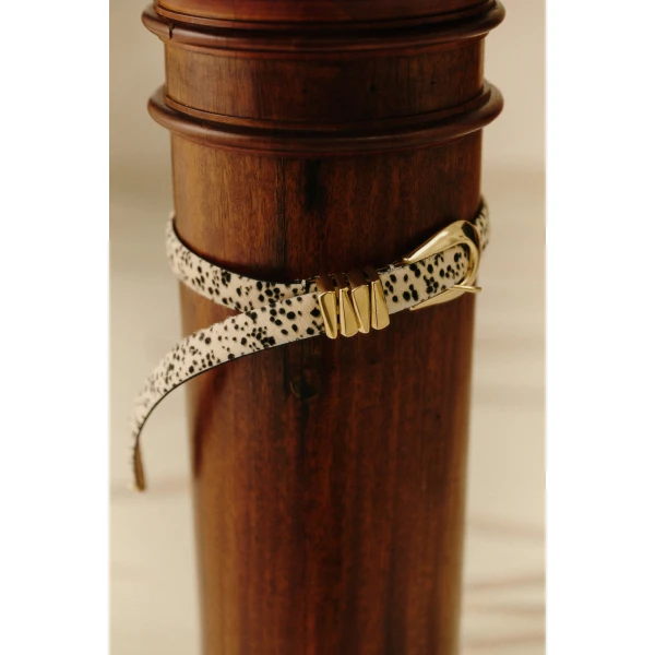 By Malina Azelia Belt in Shaded Dot | Belts | Coveti