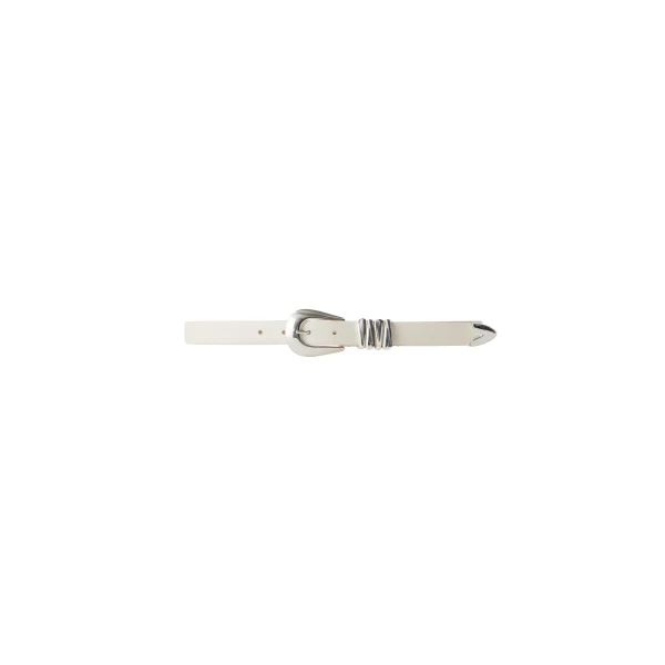 By Malina Azelia Belt in Vanilla | Belts | Coveti
