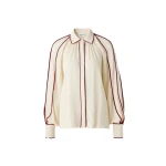 By Malina Bea Blouse in Pearl | Blouse | Coveti