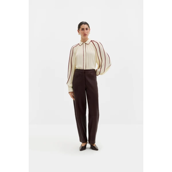 By Malina Bea Blouse in Pearl | Blouse | Coveti