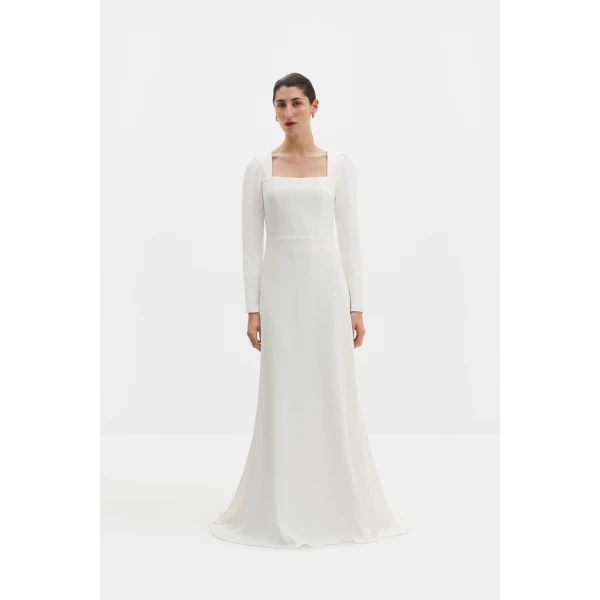 By Malina Carmen Gown in Ivory | Wedding Dresses | Coveti