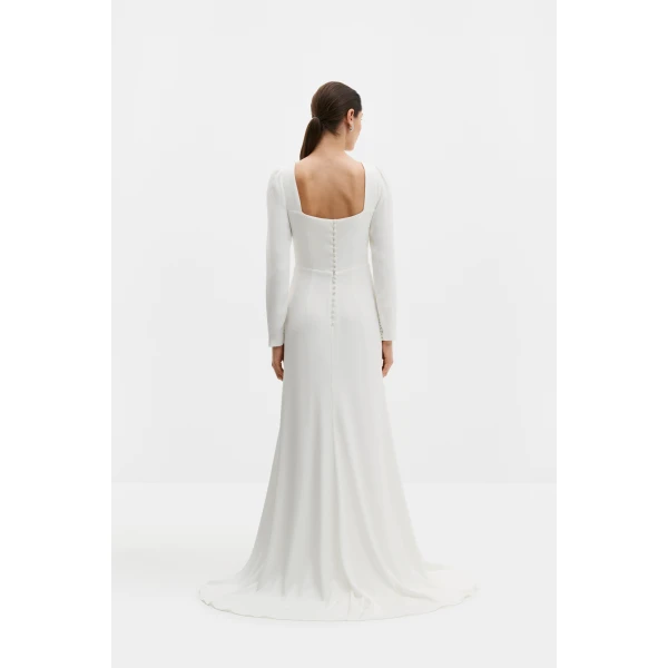 By Malina Carmen Gown in Ivory | Wedding Dresses | Coveti