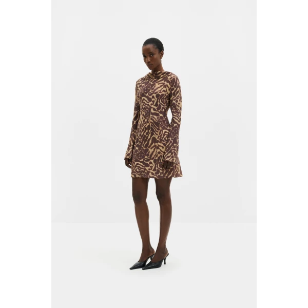 By Malina Cezanne Mini Dress in Savannah | Mini Dresses | Coveti