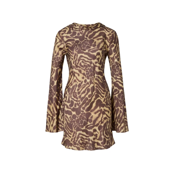 By Malina Cezanne Mini Dress in Savannah | Mini Dresses | Coveti