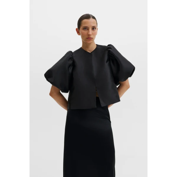 By Malina Cleo Blouse in Black | Blouse | Coveti