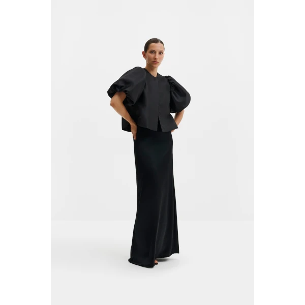 By Malina Cleo Blouse in Black | Blouse | Coveti