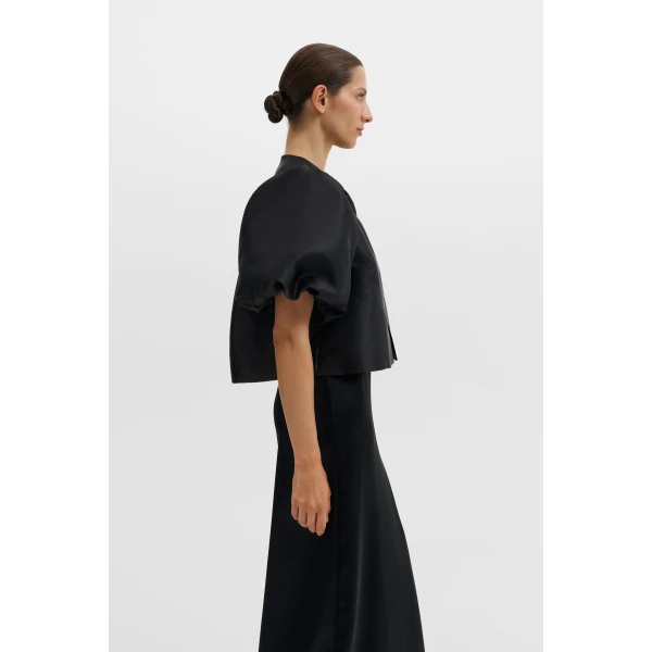 By Malina Cleo Blouse in Black | Blouse | Coveti