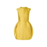 By Malina Debra Mini Dress in Mango | Mini Dresses | Coveti
