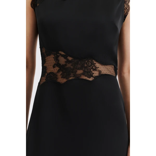 By Malina Desire Midi Dress in Black | Midi Dresses | Coveti