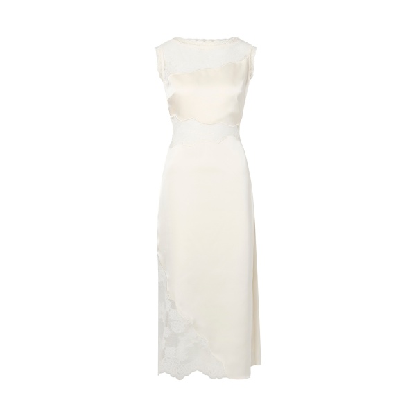 Desire Midi Dress in Vanilla