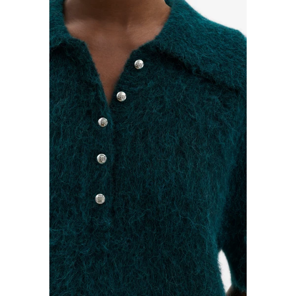 By Malina Eileen Top in Teal | Tops | Coveti