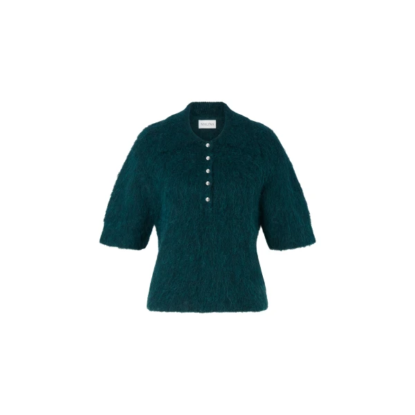 By Malina Eileen Top in Teal | Tops | Coveti