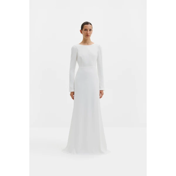 By Malina Elize Gown in Ivory | Wedding Dresses | Coveti