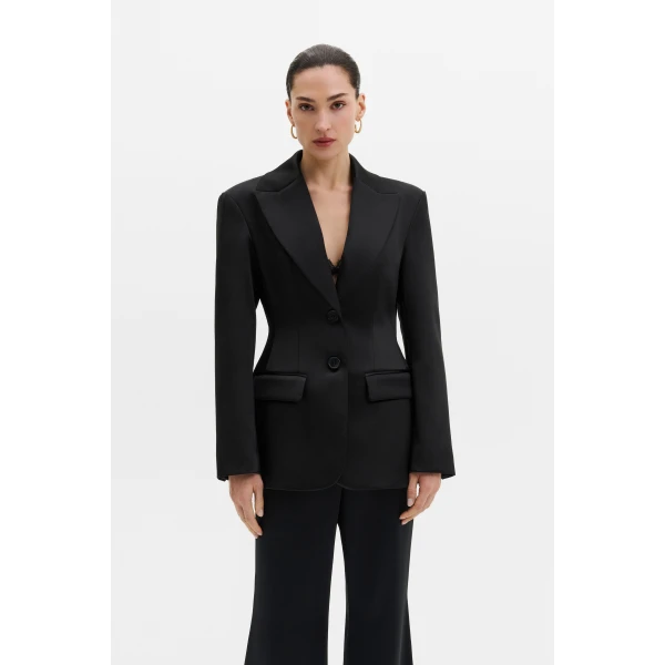 By Malina Ella Blazer in Black | Blazers | Coveti