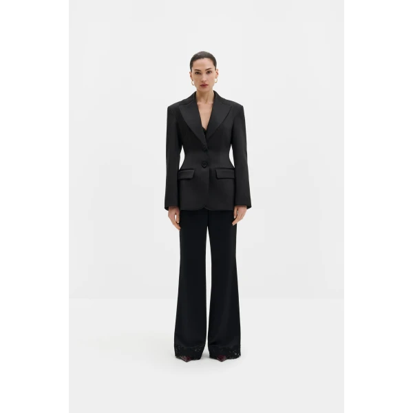 By Malina Ella Blazer in Black | Blazers | Coveti