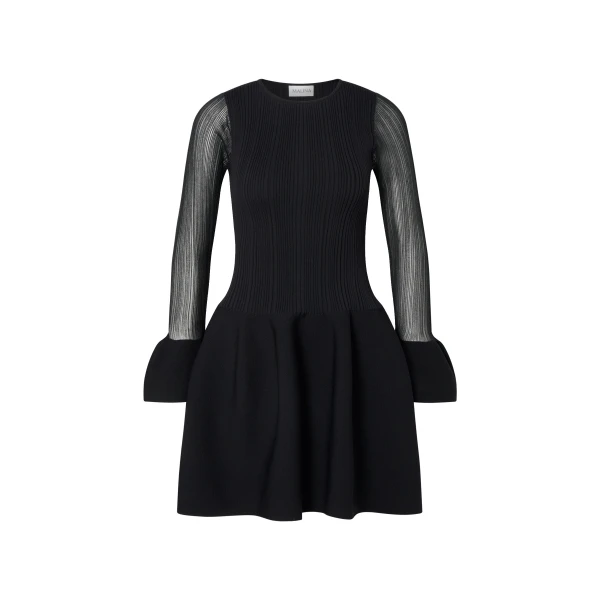By Malina Elona Mini Dress in Black | Mini Dresses | Coveti