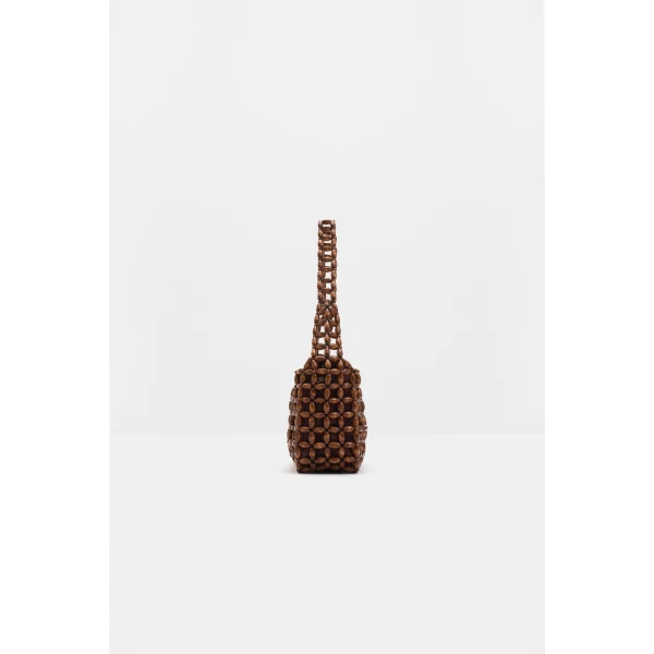 By Malina Elvina Bag in Espresso | Shoulder & Crossbody Bags | Coveti