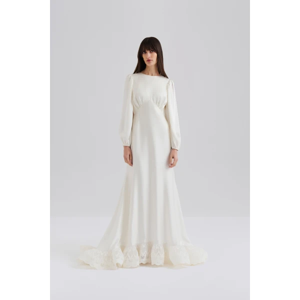 By Malina Emily Gown in Cream | Wedding Dresses | Coveti