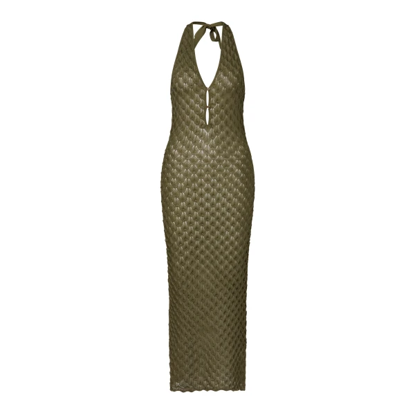 Esra Maxi Dress in Dusty Olive