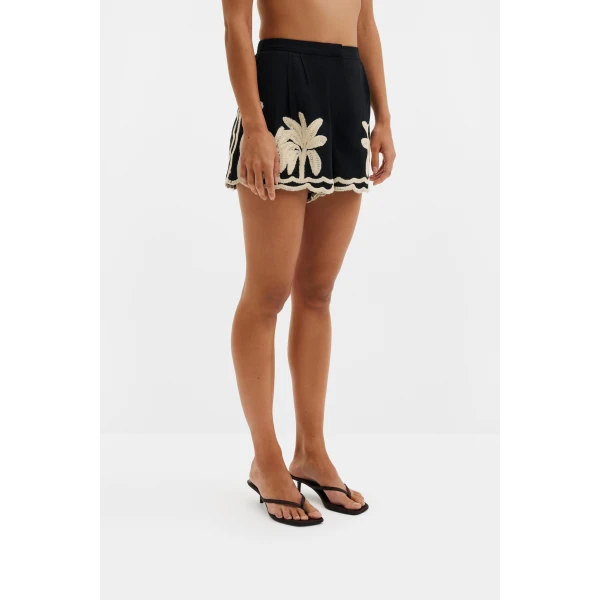 By Malina Fenya Shorts in Black | Shorts | Coveti
