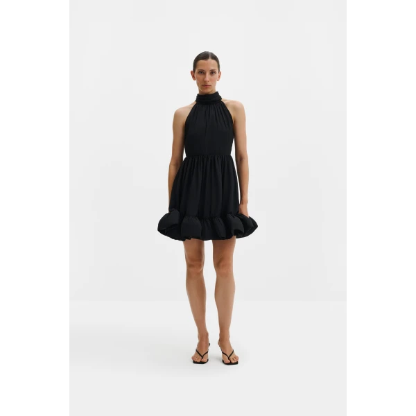 By Malina Fern Mini Dress in Black | Mini Dresses | Coveti