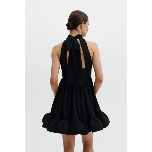 By Malina Fern Mini Dress in Black | Mini Dresses | Coveti