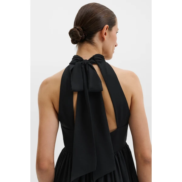 By Malina Fern Mini Dress in Black | Mini Dresses | Coveti