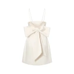 By Malina Florinna Mini Dress in Vanilla | Wedding Dresses | Coveti