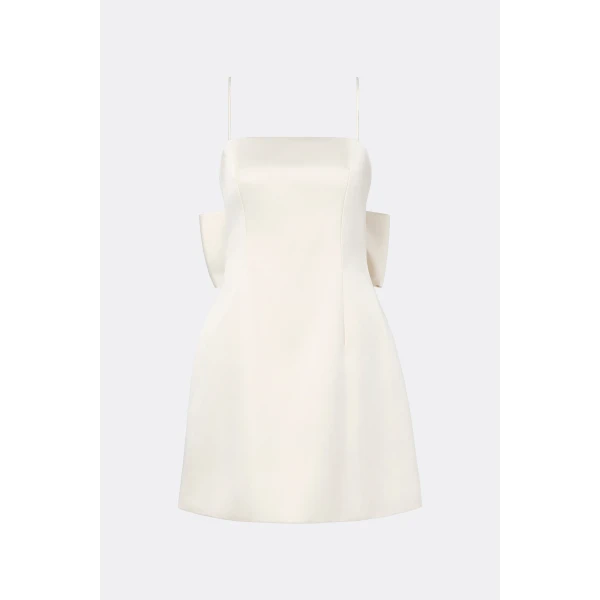 By Malina Florinna Mini Dress in Vanilla | Wedding Dresses | Coveti