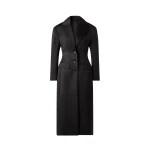 By Malina Gabriella Overcoat in Black | Coats | Coveti