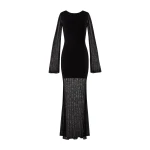 By Malina Haisley Maxi Dress in Black | Maxi Dresses | Coveti