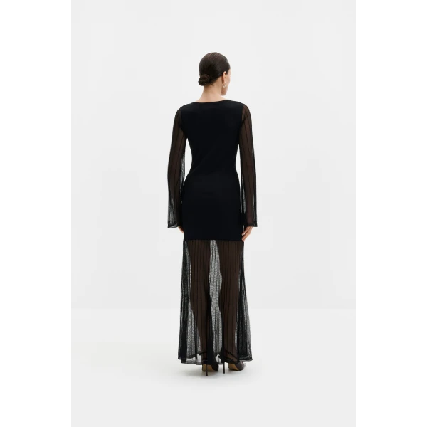 By Malina Haisley Maxi Dress in Black | Maxi Dresses | Coveti