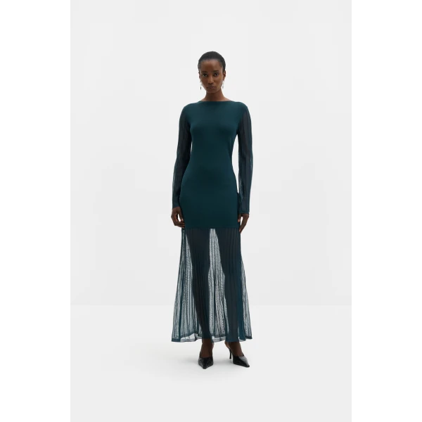 By Malina Haisley Maxi Dress in Teal | Maxi Dresses | Coveti