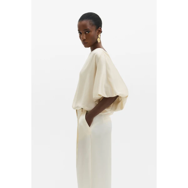 By Malina Havanna Blouse in Pearl | Blouse | Coveti