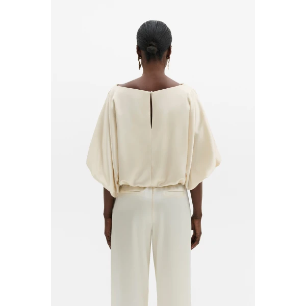 By Malina Havanna Blouse in Pearl | Blouse | Coveti