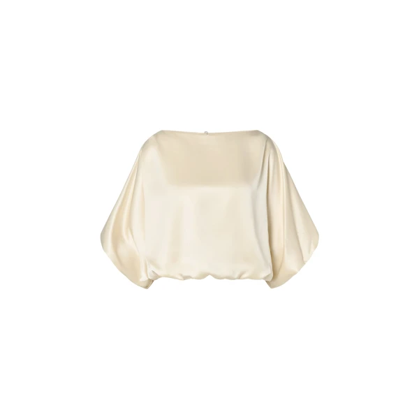 By Malina Havanna Blouse in Pearl | Blouse | Coveti