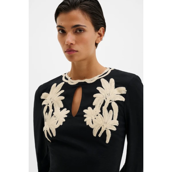 By Malina Henny Mini Dress in Black | Mini Dresses | Coveti