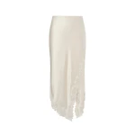 By Malina Heylin Midi Skirt in Pearl | Midi Skirts | Coveti