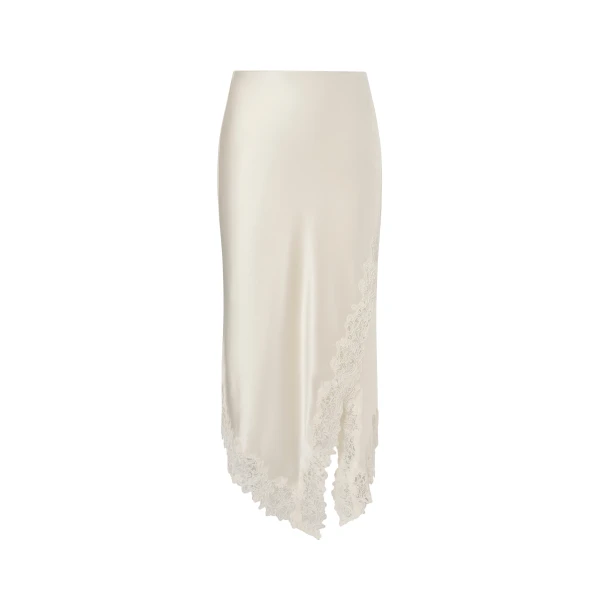 Heylin Midi Skirt in Pearl