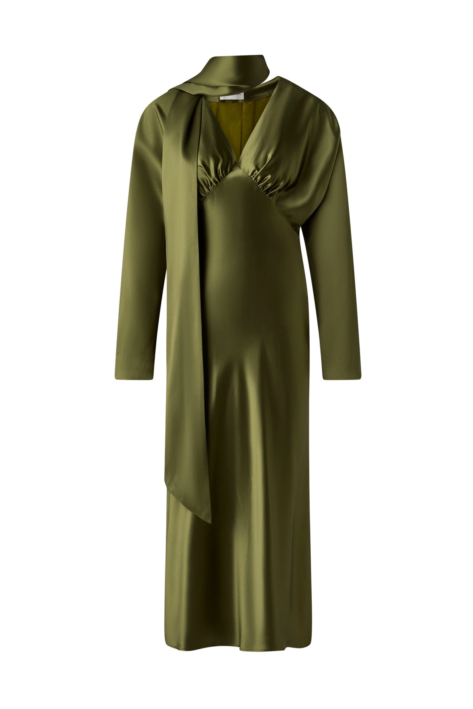 By Malina Ingrid Midi Dress in Moss Green By Malina Ingrid Midi Dress in Moss Green | Midi Dresses | Coveti