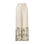 By Malina Izabelle Pants in Palm | Wide leg pants | Coveti
