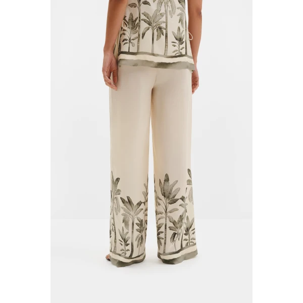 By Malina Izabelle Pants in Palm | Wide leg pants | Coveti